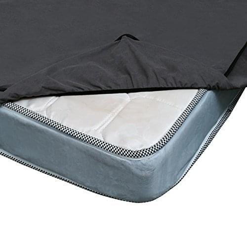 MomsEasy 100% Waterproof Premium Cotton Mattress Protector | Breathable and Hypoallergenic Ultra Soft Fitted Bed Protector, Grey - Image 3