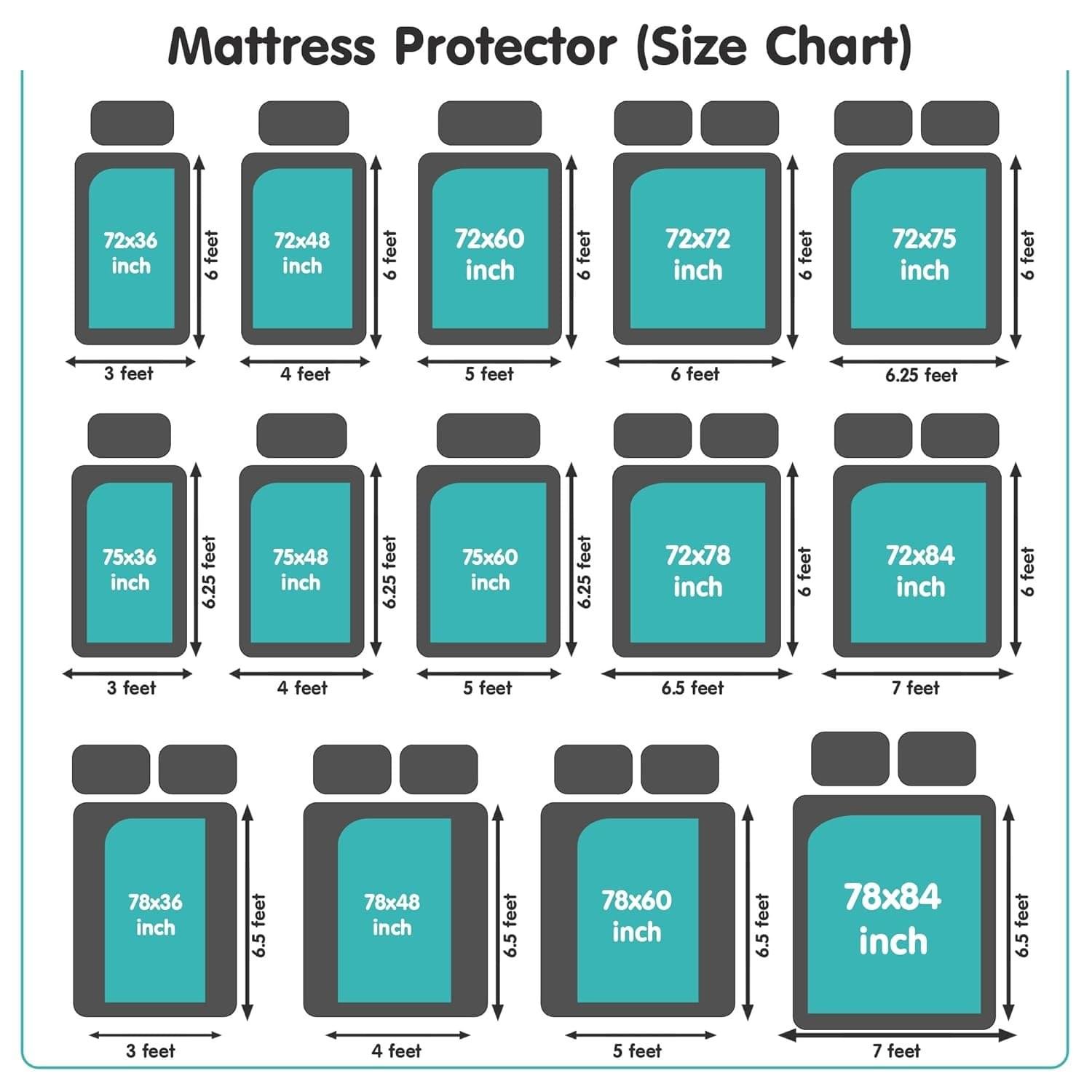 MomsEasy 100% Waterproof Premium Cotton Mattress Protector | Breathable and Hypoallergenic Ultra Soft Fitted Bed Protector, Grey - Image 10