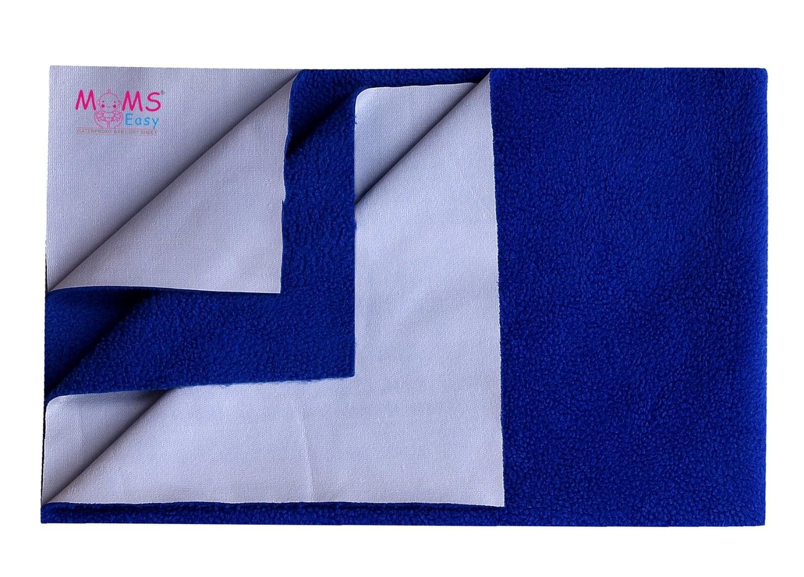 MOMSEASY New Born Baby Drysheet Urine Sheet For Bed Protect, Baby Dry Mats Waterproof, Royal Blue - Image 2