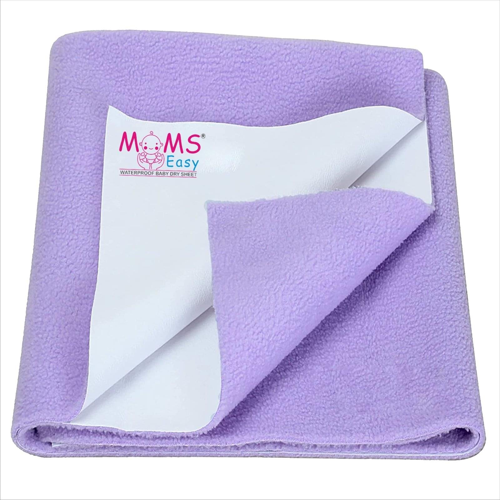 MOMSEASY New Born Baby Drysheet Urine Sheet For Bed Protect, Baby Dry Mats Waterproof, Purple